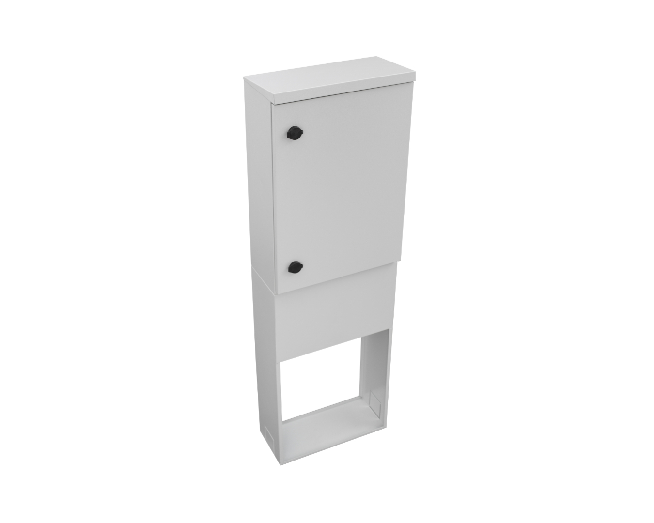 Optical outdoor cabinets - for a fiber optic enclosure: SZS-M-450/1430/230-S-R7035